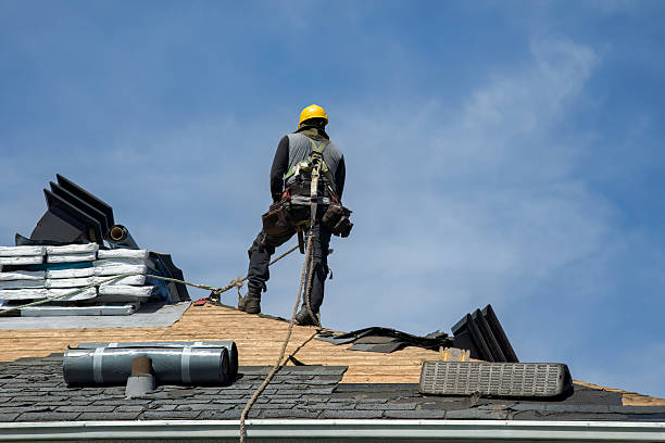Professional Flat Roof Repair technician working in Olympia Fields, IL